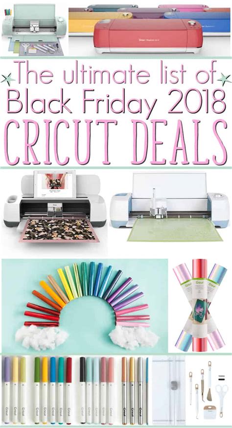 cricut black friday cheat sheet.